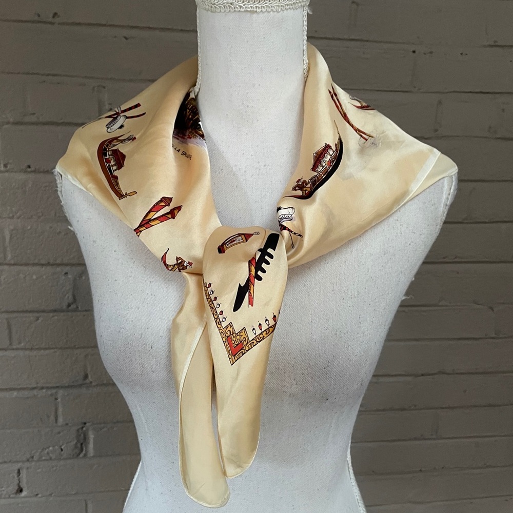 Venice Italy Vintage Scarf